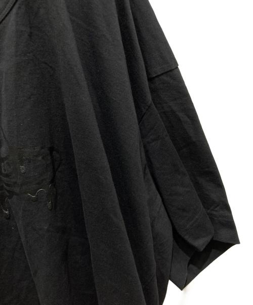 Vivienne Westwood RED LABEL（ヴィヴィアンウエストウッドレッドレーベル）Vivienne Westwood RED LABEL (ヴィヴィアンウエストウッドレッドレーベル) オーブプリントビッグシルエットカットソー ブラック サイズ:00の古着・服飾アイテム