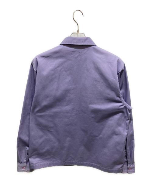 stussy（ステューシー）stussy (ステューシー) ジップアップジャケット パープル サイズ:Ｌの古着・服飾アイテム