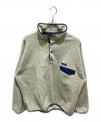 Patagoniaパタゴニア）の古着「SYNCHILLA シンチラ スナップT フリースプルオーバー」｜ベージュ