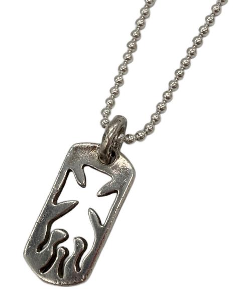 BWL（ビルウォールレザー）BWL (ビルウォールレザー) クロスフレイムドックタグネックレスの古着・服飾アイテム