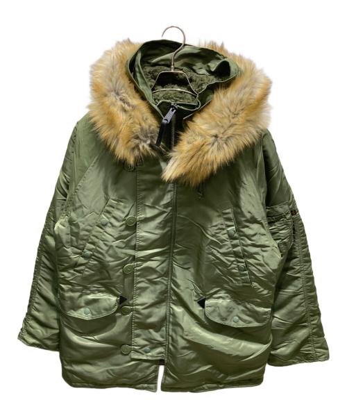 ALPHA（アルファ）ALPHA (アルファ) フライトジャケットN-3B CORE SPEC グリーン サイズ:Mの古着・服飾アイテム