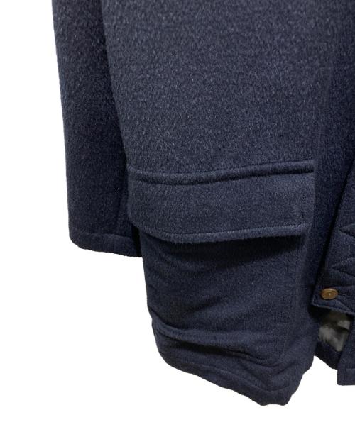 Christian Dior MONSIEUR（クリスチャンディオールムッシュ）Christian Dior MONSIEUR (クリスチャンディオールムッシュ) ウールアルパカコート ネイビー サイズ:Lの古着・服飾アイテム