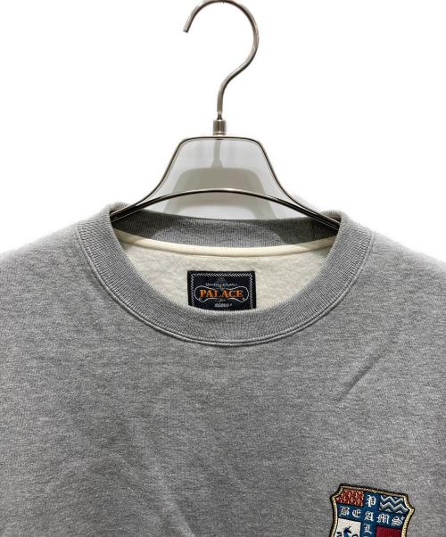 BEAMS PLUS（ビームスプラス）BEAMS PLUS (ビームスプラス) PALACE (パレス) GRAPHIC CREW　グラフィッククルー グレー サイズ:XLの古着・服飾アイテム