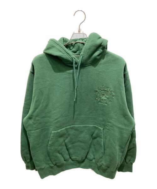 PALACE（パレス）PALACE (パレス) BEAMS (ビームス) GRAPHIC HOOD　グラフィック フード グリーン サイズ:XLの古着・服飾アイテム