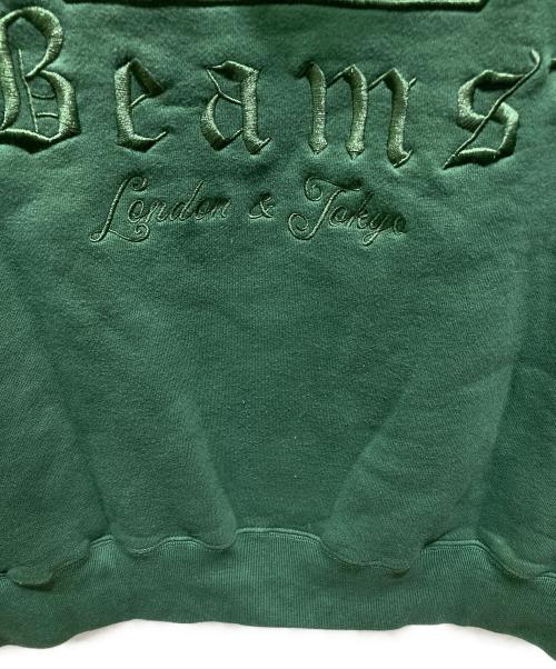 PALACE（パレス）PALACE (パレス) BEAMS (ビームス) GRAPHIC HOOD　グラフィック フード グリーン サイズ:XLの古着・服飾アイテム