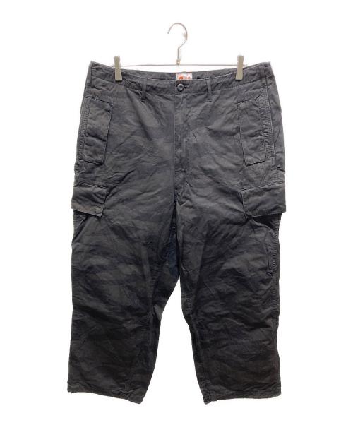 BEAMS（ビームス）BEAMS (ビームス) Camo cargo pants ブラック サイズ:XLの古着・服飾アイテム