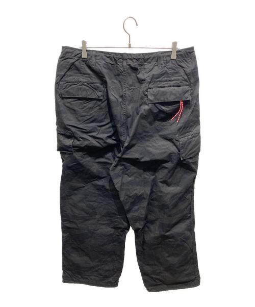 BEAMS（ビームス）BEAMS (ビームス) Camo cargo pants ブラック サイズ:XLの古着・服飾アイテム
