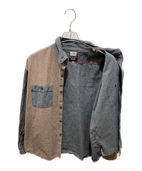 SUGAR CANE（シュガーケーン）SUGAR CANE (シュガーケーン) BEAMS (ビームス) 長袖シャツ グレー サイズ:XLの古着・服飾アイテム