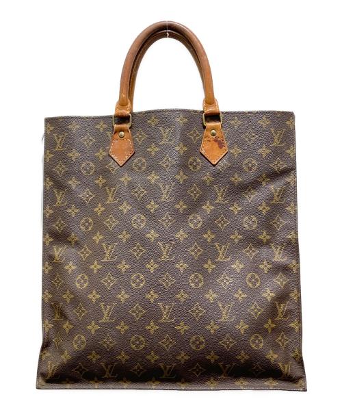 LOUIS VUITTON（ルイ ヴィトン）LOUIS VUITTON (ルイ ヴィトン) トートバッグ　モノグラム　サックプラ　 ブラウンの古着・服飾アイテム