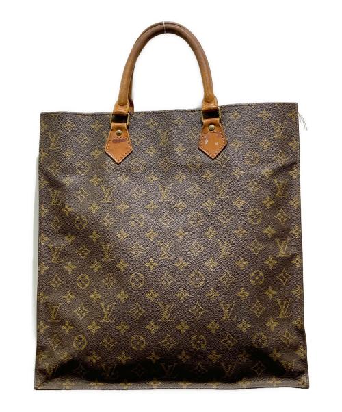 LOUIS VUITTON（ルイ ヴィトン）LOUIS VUITTON (ルイ ヴィトン) トートバッグ　モノグラム　サックプラ　 ブラウンの古着・服飾アイテム