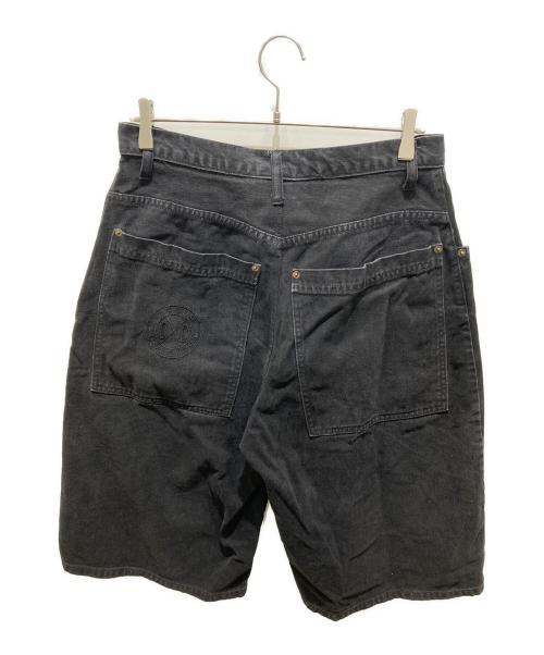 cross colors（クロスカラーズ）cross colors (クロスカラーズ) バギーデニムショートパンツ ブラック サイズ:32の古着・服飾アイテム