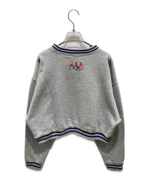 WARNER BROS（ワーナーブラザース）WARNER BROS (ワーナーブラザース) クロップドスウェット グレー サイズ:XLの古着・服飾アイテム