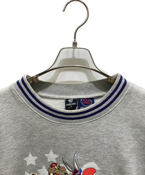 WARNER BROS（ワーナーブラザース）WARNER BROS (ワーナーブラザース) クロップドスウェット グレー サイズ:XLの古着・服飾アイテム