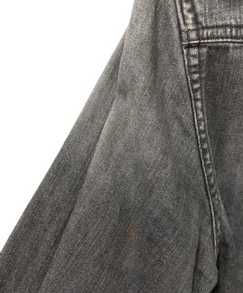 REMI RELIEF（レミレリーフ）REMI RELIEF (レミレリーフ) スカルスタッズウエスタンシャツ グレー サイズ:Lの古着・服飾アイテム
