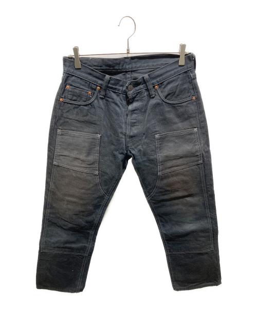 Ues（ウエス）Ues (ウエス) ダブルニーデニムパンツ インディゴ サイズ:32の古着・服飾アイテム