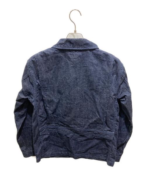 Ues（ウエス）Ues (ウエス) サマーフライトジャケット インディゴ サイズ:Lの古着・服飾アイテム