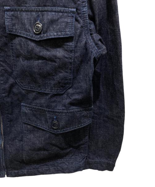 Ues（ウエス）Ues (ウエス) サマーフライトジャケット インディゴ サイズ:Lの古着・服飾アイテム