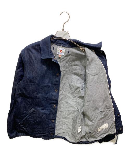 Ues（ウエス）Ues (ウエス) デニムワッペンジャケット インディゴ サイズ:2の古着・服飾アイテム