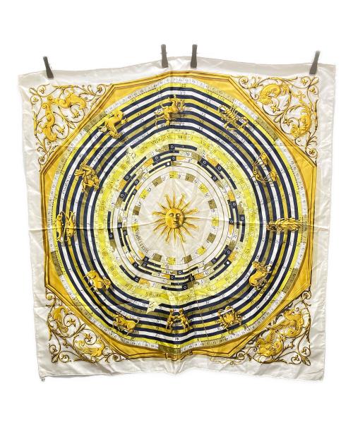 HERMES（エルメス）HERMES (エルメス) シルクスカーフ ベージュの古着・服飾アイテム