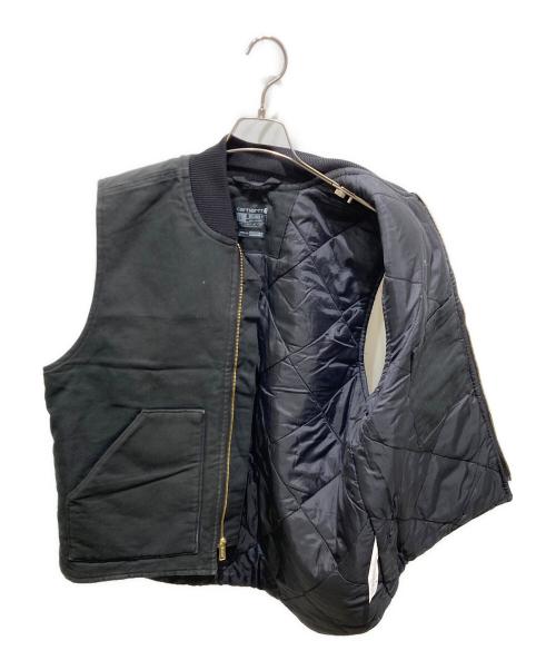CarHartt（カーハート）CarHartt (カーハート) ダックベスト ブラック サイズ:Lの古着・服飾アイテム