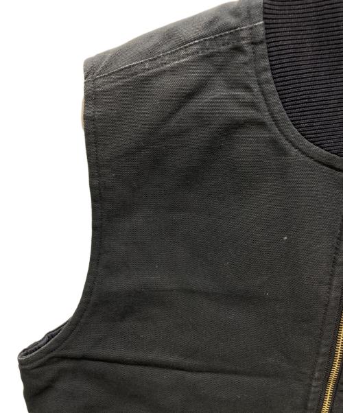 CarHartt（カーハート）CarHartt (カーハート) ダックベスト ブラック サイズ:Lの古着・服飾アイテム
