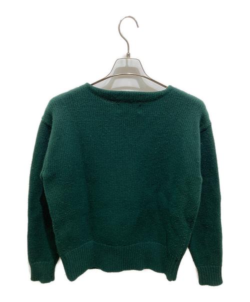 RALPH LAUREN（ラルフローレン）RALPH LAUREN (ラルフローレン) NYC ウォッシャブル ウールブレンド セーター グリーン サイズ:Sの古着・服飾アイテム