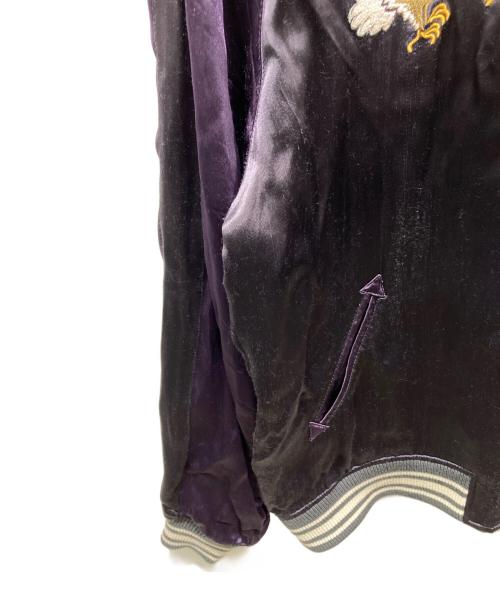 AVIREX（アヴィレックス）AVIREX (アヴィレックス) リバーシシブルスカジャン パープル サイズ:2XLの古着・服飾アイテム