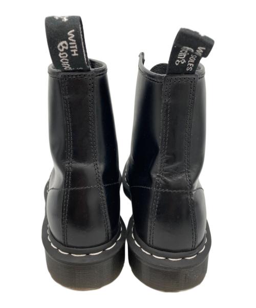 Dr.Martens（ドクターマーチン）Dr.Martens (ドクターマーチン) 1460 ホワイトステッチ 8 ホール ブーツ ブラック サイズ:7の古着・服飾アイテム