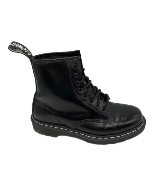 Dr.Martens（ドクターマーチン）Dr.Martens (ドクターマーチン) 1460 ホワイトステッチ 8 ホール ブーツ ブラック サイズ:7の古着・服飾アイテム