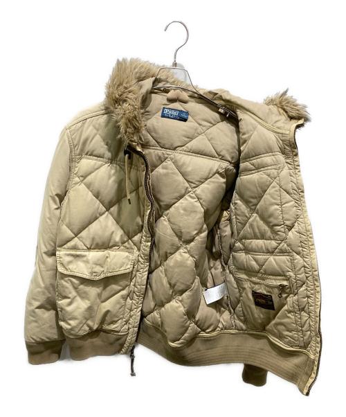 POLO RALPH LAUREN（ポロ・ラルフローレン）POLO RALPH LAUREN (ポロ・ラルフローレン) ダウンジャケット ベージュ サイズ:Lの古着・服飾アイテム