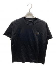 TATRAS（タトラス）の古着「NUNKI/ロゴ刺繍半袖Tシャツ」｜ブラック