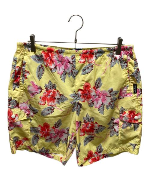 Palm Angels（パーム エンジェルス）Palm Angels (パーム エンジェルス) Hibiscus Swim Shorts イエロー サイズ:XLの古着・服飾アイテム