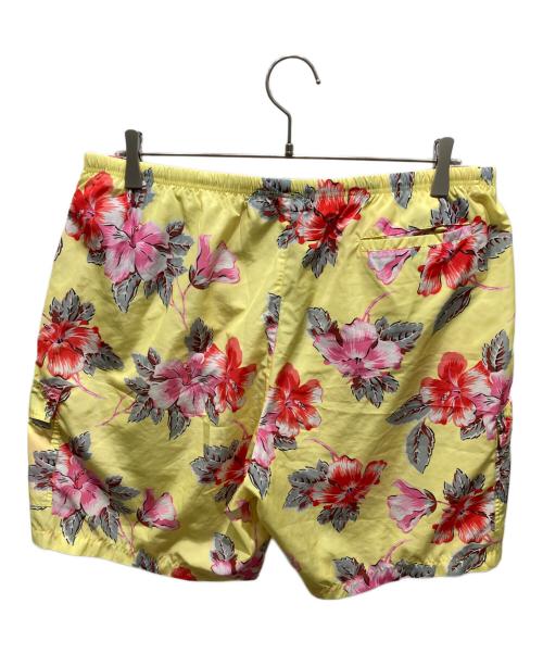 Palm Angels（パーム エンジェルス）Palm Angels (パーム エンジェルス) Hibiscus Swim Shorts イエロー サイズ:XLの古着・服飾アイテム