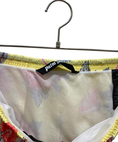 Palm Angels（パーム エンジェルス）Palm Angels (パーム エンジェルス) Hibiscus Swim Shorts イエロー サイズ:XLの古着・服飾アイテム