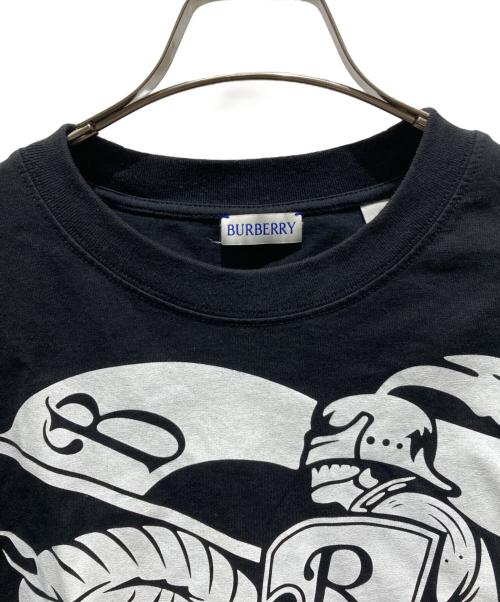 BURBERRY（バーバリー）BURBERRY (バーバリー) ホースプリントロングスリーブカットソー ブラック サイズ:XLの古着・服飾アイテム