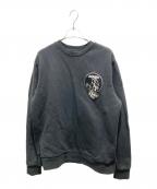 MONCLERモンクレール）の古着「パッチアップリケ コットン スウェットシャツ」｜ブラック