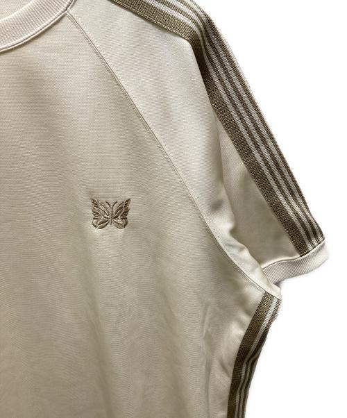 Needles（ニードルズ）Needles (ニードルズ) B'2nd (ビーセカンド) TRACK CREW NECK SHIRT ベージュ サイズ:XLの古着・服飾アイテム