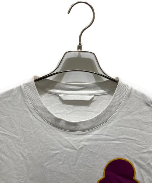 MONCLER（モンクレール）MONCLER (モンクレール) プリントTシャツ ホワイト サイズ:Ｌの古着・服飾アイテム
