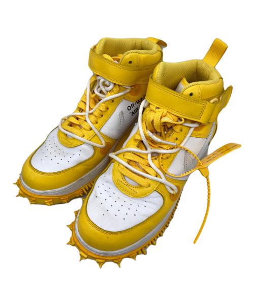 NIKE（ナイキ）NIKE (ナイキ) Air Force 1 Mid SP LTHR　	エアフォース1 ミッド SP レザー White and Varsity Maize サイズ:27.5の古着・服飾アイテム