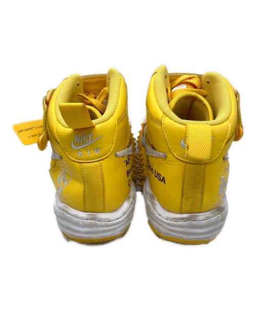 NIKE（ナイキ）NIKE (ナイキ) Air Force 1 Mid SP LTHR　	エアフォース1 ミッド SP レザー White and Varsity Maize サイズ:27.5の古着・服飾アイテム