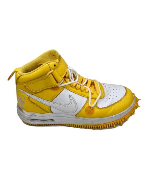 NIKE（ナイキ）NIKE (ナイキ) Air Force 1 Mid SP LTHR　	エアフォース1 ミッド SP レザー White and Varsity Maize サイズ:27.5の古着・服飾アイテム