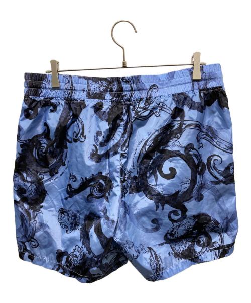 VERSACE JEANS COUTURE（ヴェルサーチ ジーンズクチュール）VERSACE JEANS COUTURE (ヴェルサーチ ジーンズクチュール) 総柄ハーフパンツ ブルー サイズ:180の古着・服飾アイテム
