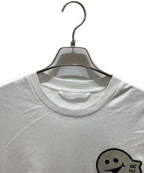 MONCLER（モンクレール）MONCLER (モンクレール) ゴーストロゴプリント半袖カットソー ホワイト サイズ:XXLの古着・服飾アイテム