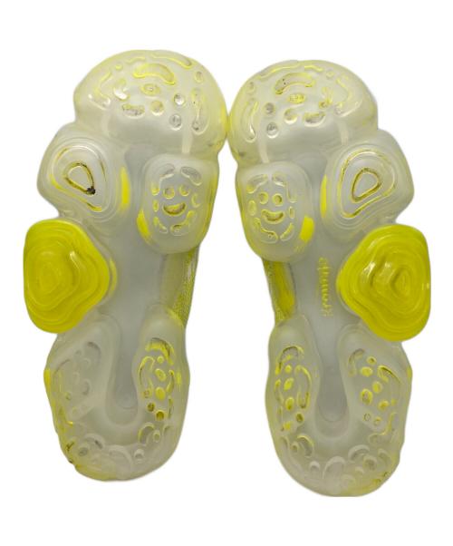 Mikio Sakabe（ミキオサカベ）Mikio Sakabe (ミキオサカベ) ROYAL FLASH (ロイヤルフラッシュ) 別注MOOPIE CRAFT PAINT WHT イエロー サイズ:27.5の古着・服飾アイテム