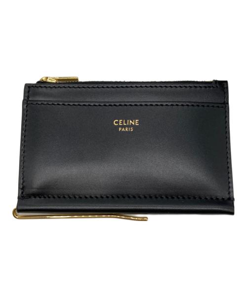 CELINE（セリーヌ）CELINE (セリーヌ) トリフォードコンパクトウォレット 財布 16(セーズ)  ブラックの古着・服飾アイテム