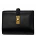 CELINE（セリーヌ）の古着「トリフォードコンパクトウォレット 財布 16(セーズ) 」｜ブラック