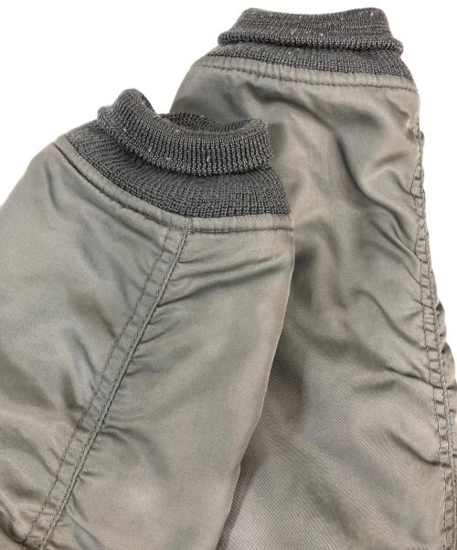 A BATHING APE（ア ベイシング エイプ）A BATHING APE (ア ベイシング エイプ) UNDEFEATED (アンディフィーテッド) MA-1 ワッペン装飾フライトジャケット カーキ サイズ:Sの古着・服飾アイテム