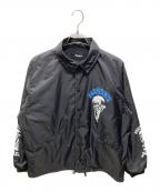 MASSESマシス）の古着「コーチジャケット」｜ブラック