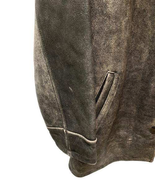 WILSONS STUDIO ANDREW MARC（ウィルソンズ アンデュリューマーク）WILSONS STUDIO ANDREW MARC (ウィルソンズ アンデュリューマーク) レザージャケット グレー サイズ:Lの古着・服飾アイテム
