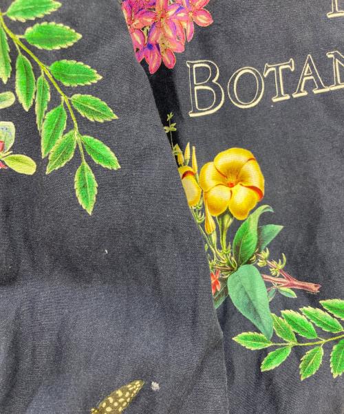 NYBG（-）NYBG (-) KITH (キス) Floral Border Long Sleeve Thompson Shirt ネイビー サイズ:Ｓの古着・服飾アイテム